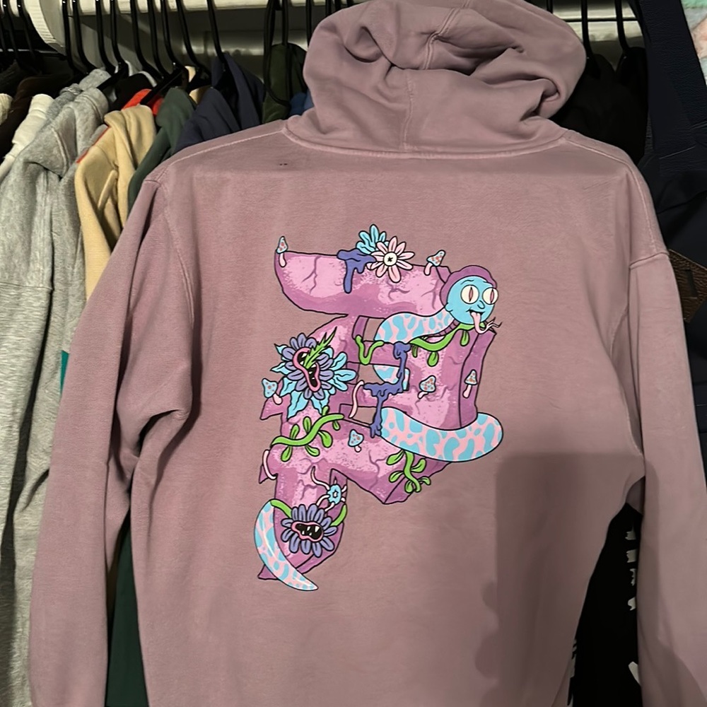 Primitive x rick and morty medium hoodie